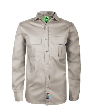 Homegrown Men’s Long Sleeve Bush Shirt