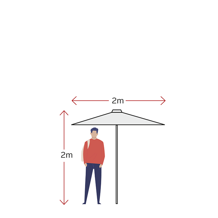 Umbrella Steel - Frame - Digital Print