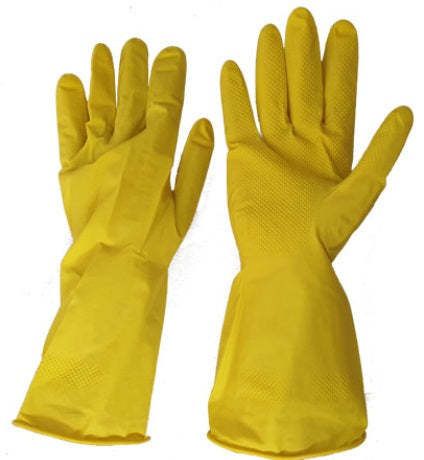 Yellow Household Gloves