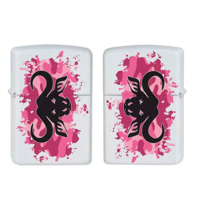 Zippo Lighter Buffalo Soldier Pink