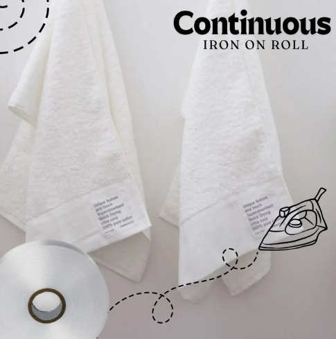 50mm Personalised, Custom Iron-on Clothing Lables- Professional grade.