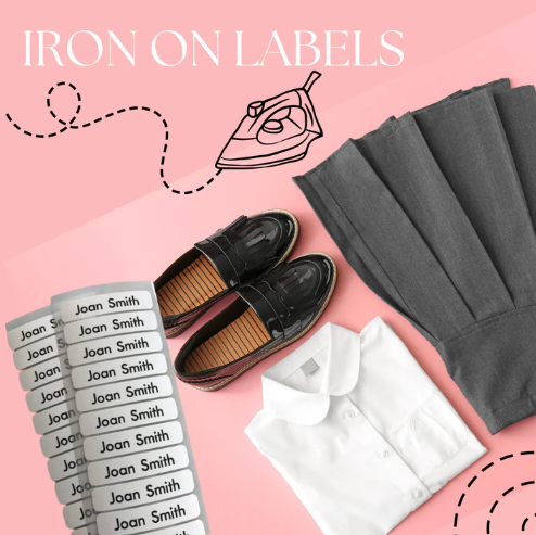 Personalised, Custom Iron-on Clothing Tags