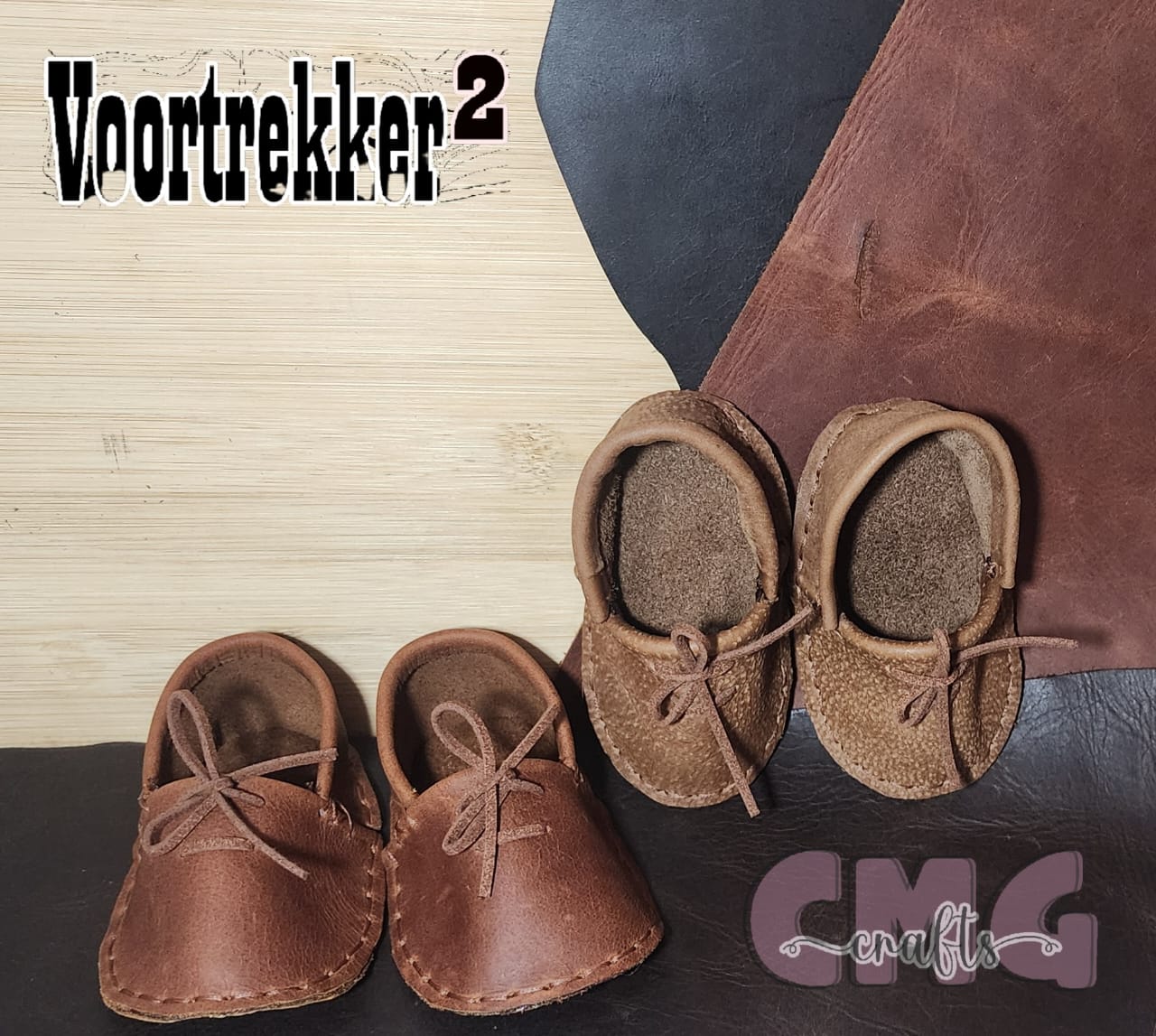 Handmade Genuine Leather Baby Vellies