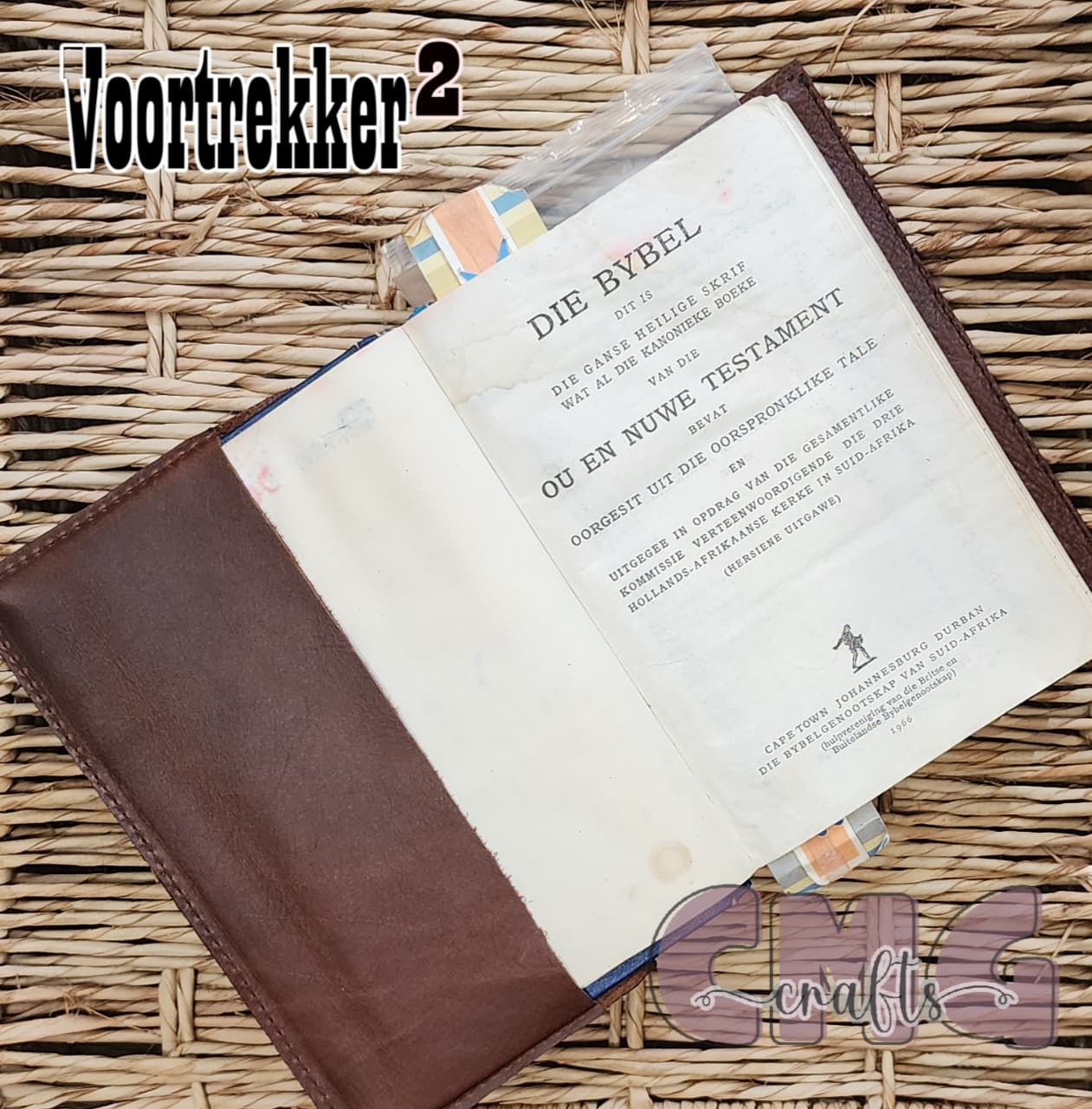 Bible Cover, Genuine Top Grain Leather
