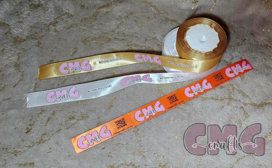 100mm Personalised, Full Color Custom Satin Ribbon