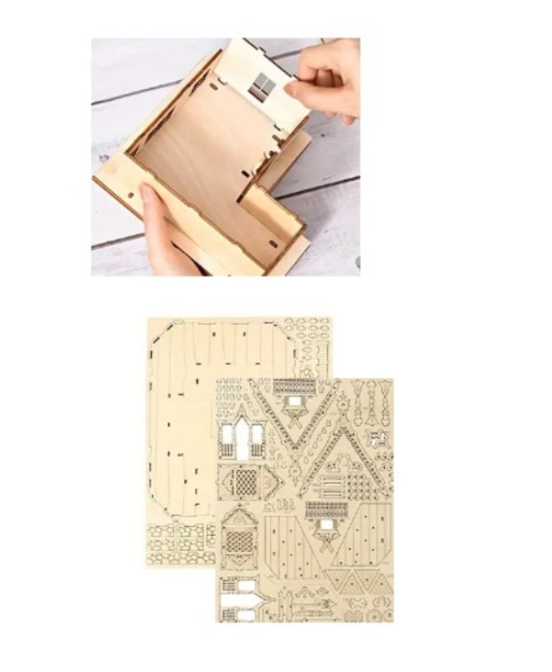 Scale model Dollhouse Building Kit