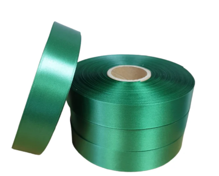 High Quality Satin Ribbon Emmerald Green - 10m