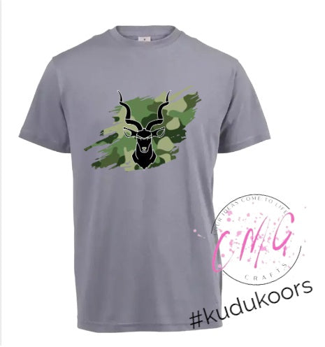 Mens Tshirt Kudu- Green