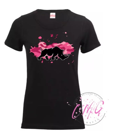 #rhinogrraphics Tshirt Ladies Assorted