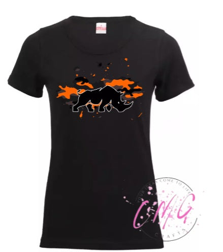 #rhinogrraphics Tshirt Ladies Assorted