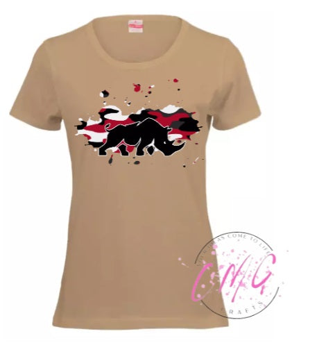 #rhinogrraphics Tshirt Ladies Assorted