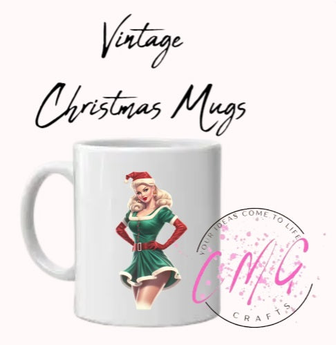 Vintage Christmas Mugs