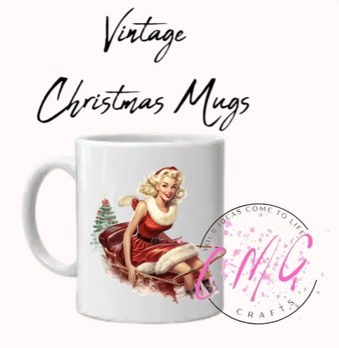 Vintage Christmas Mugs