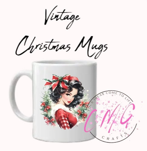 Vintage Christmas Mugs