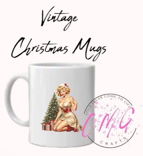Vintage Christmas Mugs