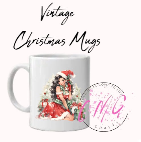 Vintage Christmas Mugs