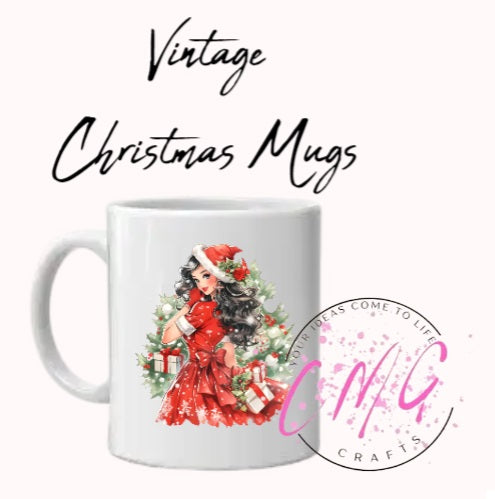 Vintage Christmas Mugs