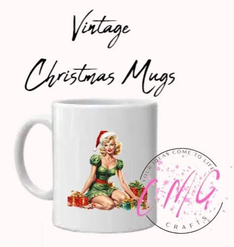 Vintage Christmas Mugs