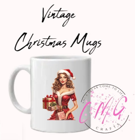 Vintage Christmas Mugs