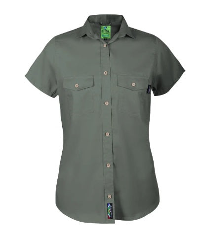 Homegrown Short Sleeve Ladies Bush Shirt