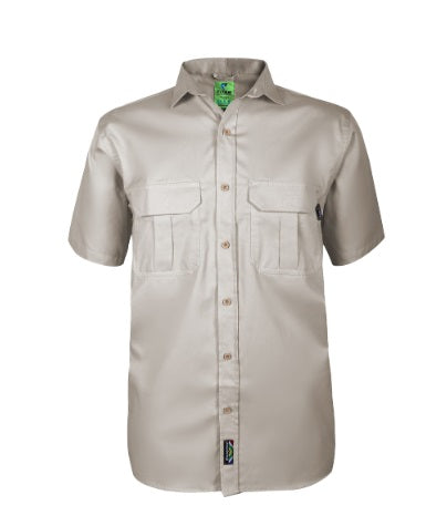 Homegrown Short Sleeve Men’s Bush Shirt