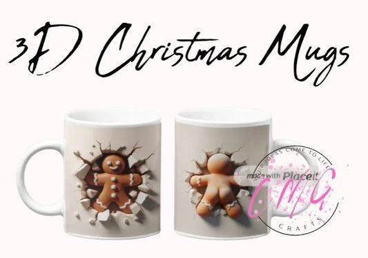 3D Christmas Mug