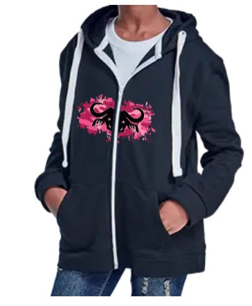 Hooded Sweater Kiddies Buffalo Pink