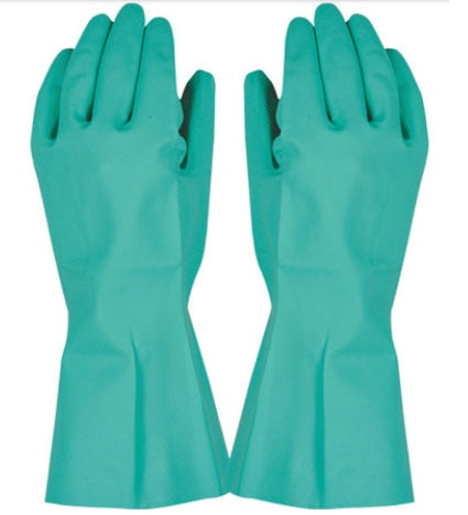 Green Nitrile Wrist Welding Gloves