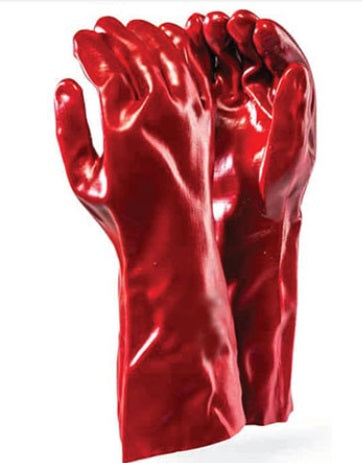 PVC Open Cuff Palm Gloves (Rough and Smooth)