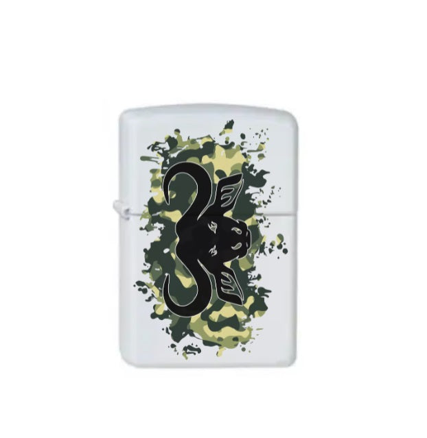 Zippo Lighter Buffalo Soldier Green