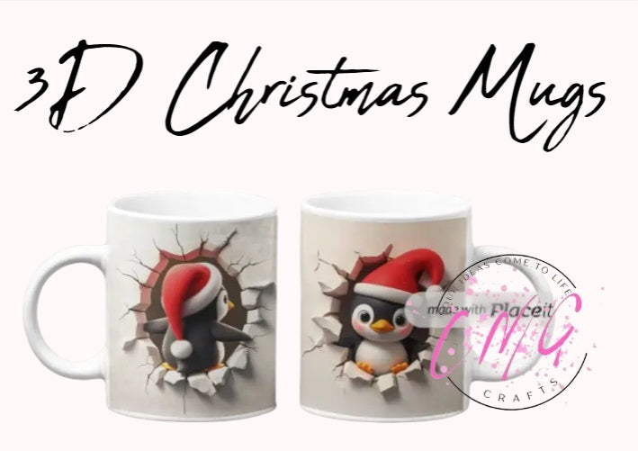 3D Christmas Mug