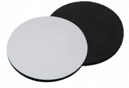 Personalised Coaster Rubber; Round; 10cmx10cm