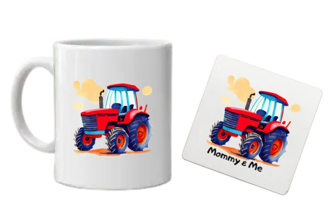 Mommy & Me Kids Mug & Coaster Set