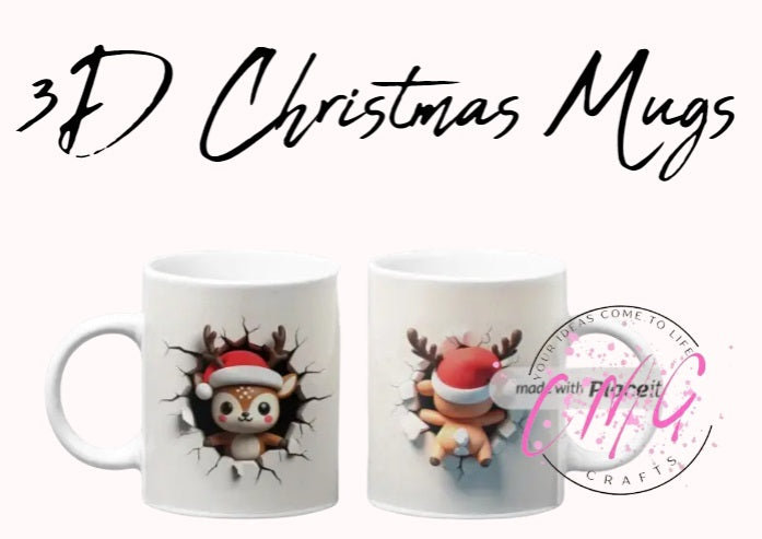 3D Christmas Mug