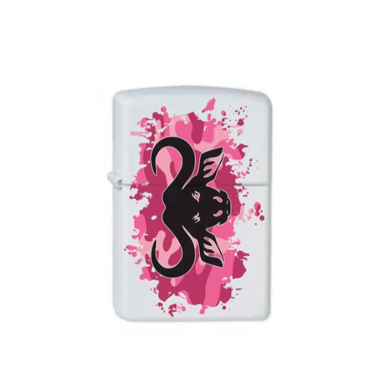 Zippo Lighter Buffalo Soldier Pink