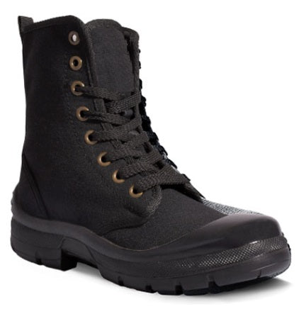 Black Canvas Security and Combat Boot