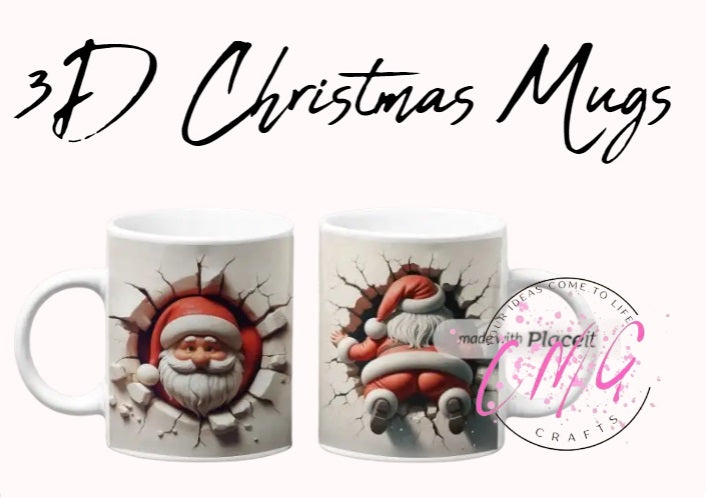 3D Christmas Mug