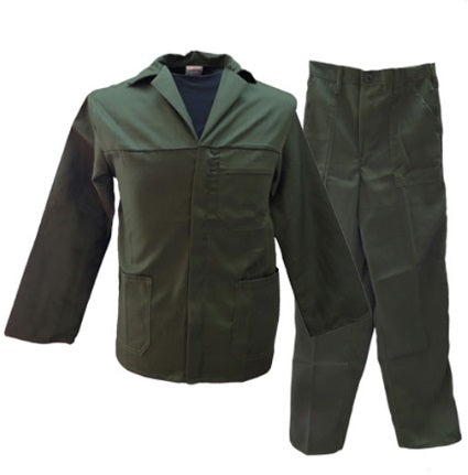 Olive Green Adult Acid Resistant 2-Piece Conti-Suit Overall