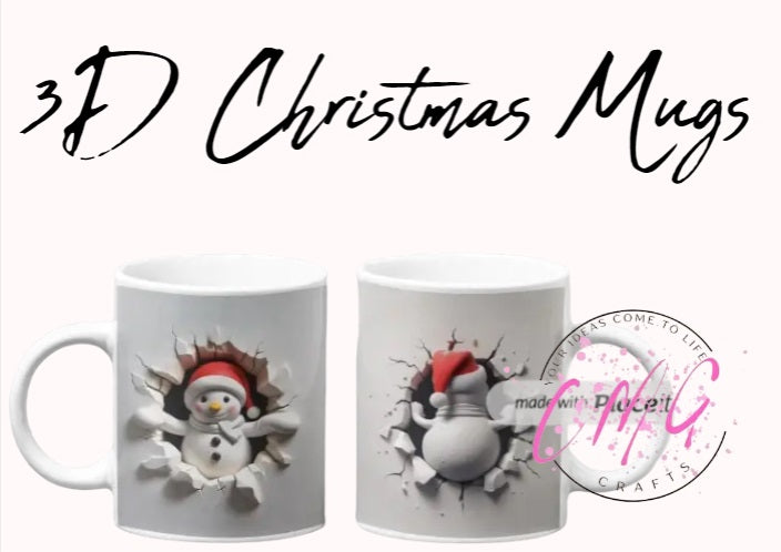 3D Christmas Mug