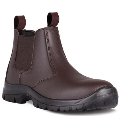 Brown Chelsea Work Boots