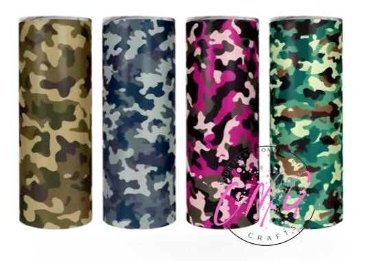 Camo Tumbler Assorted (3)