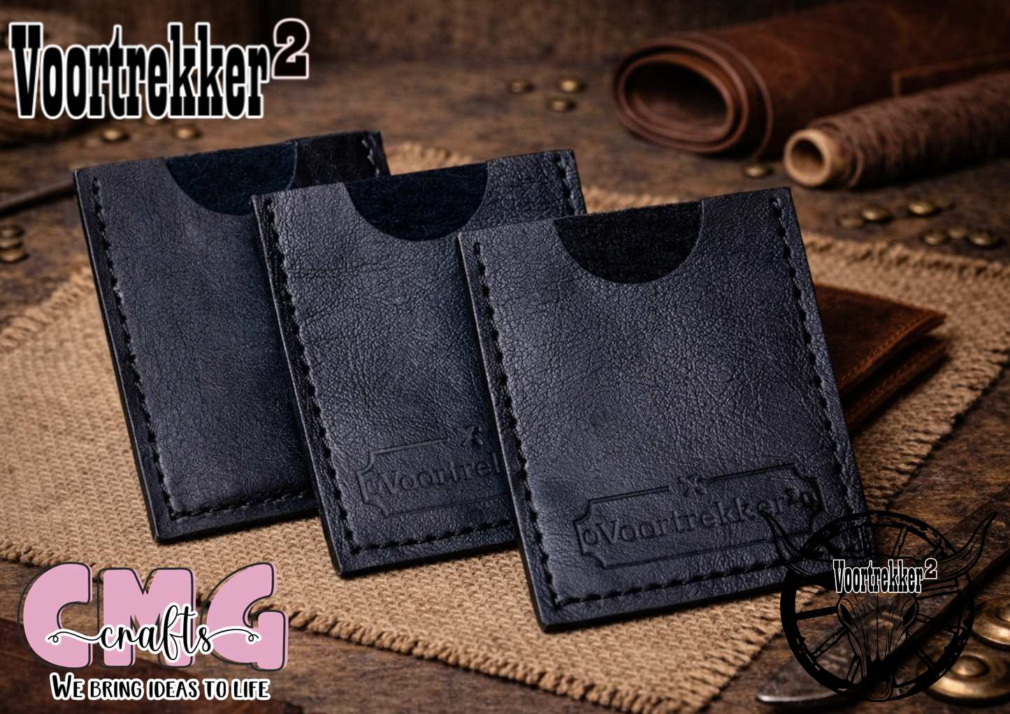 Handmade Genuine Leather ID Card holder