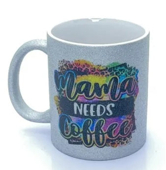 Personalised Glitter Mugs