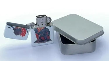 Personalised Zippo Lighters in metal box