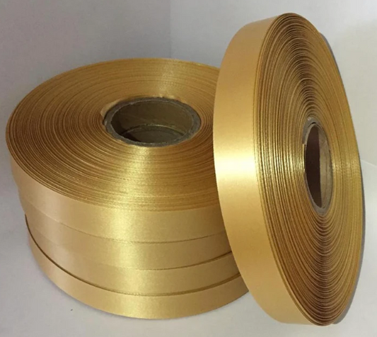 High Quality Satin Ribbon Antique Gold - 10m