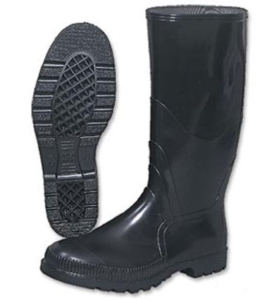 Black PVC Gum Boots