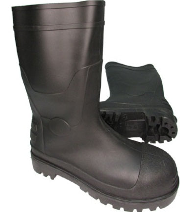 Black Steel Toe PVC Gum Boots