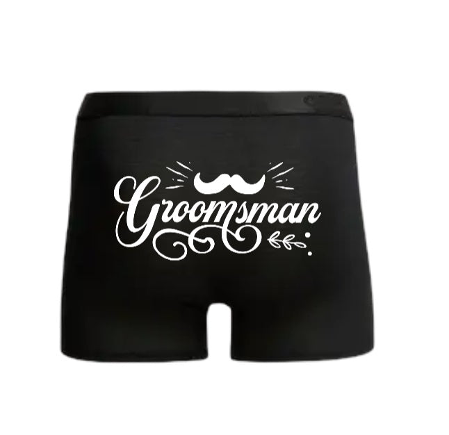 Wedding Boxers Black