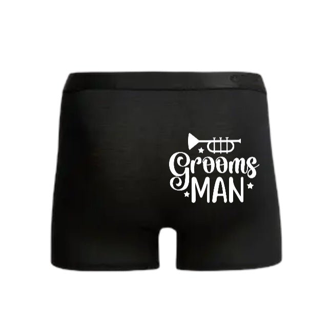 Wedding Boxers Black