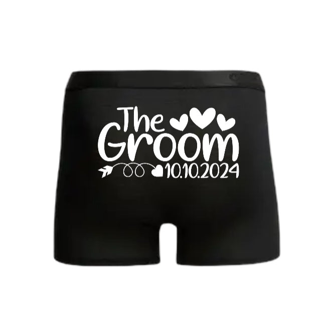 Wedding Boxers Black